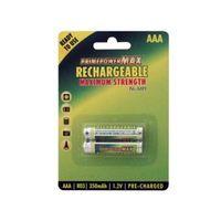 2pk rechargeable AAA batteries