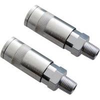 2pc Quick Coupler Airhose Fitting - Male