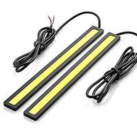 2pcs 14cm 7W 600-700LM Daytime Running light White Color High Power COB DRL Waterproof IP68 Daylight(12V)