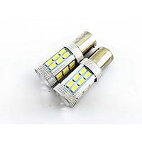 2PCS 1156 (BA15S) 27 SMD 4W 1500lm Wide Voltage car lights, Reversing Lamp, Tail Lamp (10-24v)