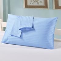 2pcs/set Cotton Pillow Case Well-made Soft Pillow Cover Case Pillowcases Pillow Slipcovers with Hidden Zipper Closure--Standard Size 20\
