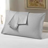 2pcs/set Cotton Pillow Case Well-made Soft Pillow Cover Case Pillowcases Pillow Slipcovers with Hidden Zipper Closure--Standard Size 20\