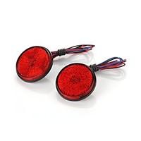 2pcs High Power Car Auto Vehicle Round Tail Rear Brake Stop Red Light Lamp Bulb 12V