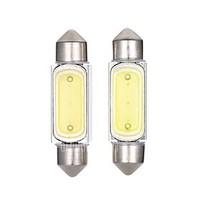 2PCS 36MM LED Bulb 2W Car LED License Plate Lamp Car Reading Lamp White Color