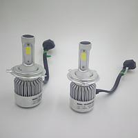 2Pcs/Set H4 36W 80000LM Hi/Low Beam Car LED Headlights Bulbs Fog Lighting Lamps H4 Hi/Lo Led Auto Car Head Lightings