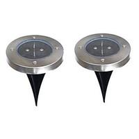 2PCS Solar Power Buried Light Lamp Outdoor Path Way Garden Ground