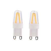 2pcs Dimming BRELONG G9/E14 2W 4-COB LED Filament Lamp Warm White/Cool White 250lm (AC220-240V)