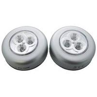 2pc 3 LED Push Lights