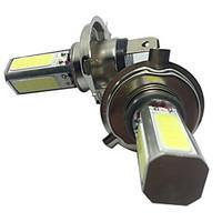 2PCS H4 30W COB LED White Color Low Beam Headlight H4 LED Headlight Kit