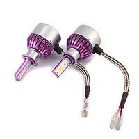 2pcs c6 h3 7200lm headlight conversion kits with headlight bulbs bridg ...