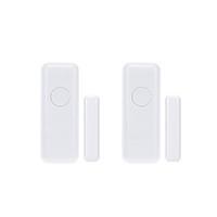 2pcs/lot Mini Wireless Door Window Open Sensor Magnetic Contact Detector For Alarm Control Panel 433MHZ