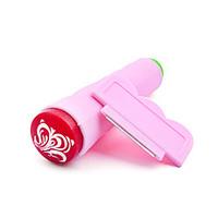 2pcs pink two use nail stamping plate stamper scraper nail art tools m ...