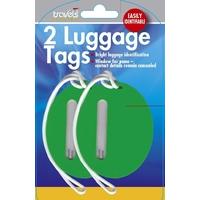 2pk Travel Luggage Tags