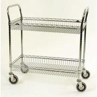 2T BASKET SHELF TROLLEY 457X914X...