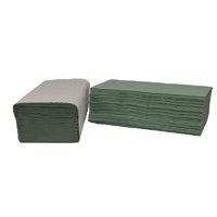 2Work I-Fold Hand Towel 1 Ply Green 242x222mm (Pk 3600)