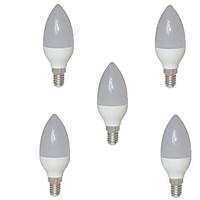 2W E14 LED Candle Lights C35 15 SMD 2835 200-250 lm Warm White AC 220-240 V