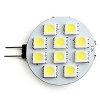 2W G4 LED Spotlight 10 SMD 5050 80 lm Natural White DC 12 V