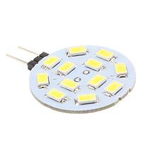 2W G4 LED Bi-pin Lights 12 SMD 5630 170 lm Natural White DC 12 V