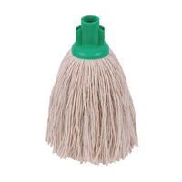 2Work 12oz Twine Rough Socket Mop Green Pack of 10 PJTG1210I