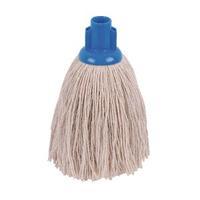 2Work 12oz Twine Rough Socket Mop Blue Pack of 10 PJTB1210I