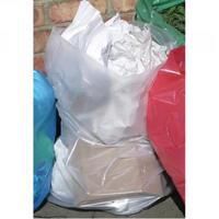 2work clear polythene bags on a roll pack of 250 2w06255