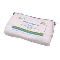 2Work White Dishcloth 300x400mm White Pack of 10