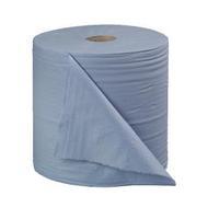 2Work Blue Bumper 2-Ply Paper Roll 270mmx400m Pack of 2 B2B340