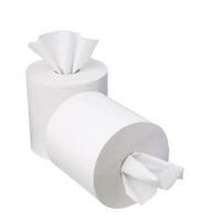 2Work 1 Ply MiniCentrefeed 120 Metre Paper Roll Pack of 12 KF03784