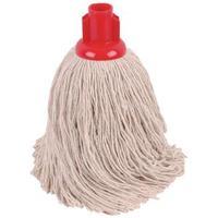 2Work 14oz Twine Rough Socket Mop Red Pack of 10 PJTR1410I