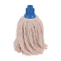 2Work 14oz Twine Rough Socket Mop Blue Pack of 10 PJTB1410I