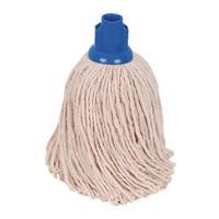 2Work 14oz PY Smooth Socket Mop Blue Pack of 10 PJYB1410I