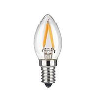 2W E12 LED Filament Bulbs 2 COB 200 lm Warm White AC 110-130 V 1 pcs