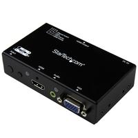 2x1 HDMI VGA to HDMI Converter Switch w/ Automatic and Priority Switching 1080p