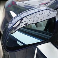 2X Car Rearview Mirror Rain Water Eyebrows Cover Side Shield