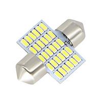 2x festoon 31mm 30 smd 3014 white led car dome light lamp bulbs 3021 6 ...