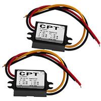 2X Dc-Dc Converter 12V To 6V 3A Step Down Power Supply Module Waterproof