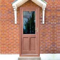 2xg door exterior hardwood dowel jointed with clear double glazing