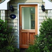 2XG Exterior Hardwood Door with Toughened Double Glazing