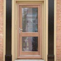 2XGG Exterior Mahogany Door - Fit Your Own Glass