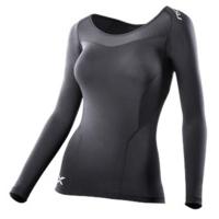 2XU Base Compression L/S Top - Womens - Black/Black