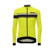 2xl yellow santini sleek lombardia aquazero 2017 long sleeve race jers ...