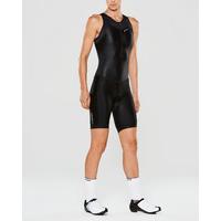 2XU - Womens X-Vent Front Zip Trisuit Black/Black L