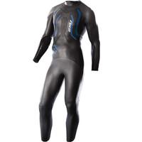 2XU - Mens A:1 Active Wetsuit Black/Cobalt Blue Large-Tall