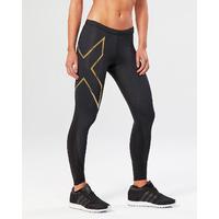 2xu womens elite mcs compression tights blackgold l