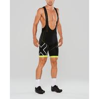 2XU - Compression Cycle Bibshorts Black/Lime Punch S