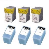 3 x (S020047) Black and 3 x (S020097) Colour Compatible Cartridges