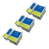 3 x (T026) Black and 3 x (T027) Colour Compatible Cartridges