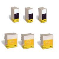 3 x (T003) Black and 3 x (T005) Colour Compatible Cartridges