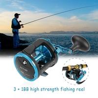 3 + 1BB Ball Bearings Metal Right Hand Drum Wheel Baitcasting Fishing Reel ACT20 / 30 / 40