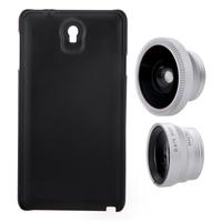 3-in-1 Phone Photo Lens 180° Fisheye 0.67X Wide Angle 10X Macro Set with Case for Samsung Galaxy Note3